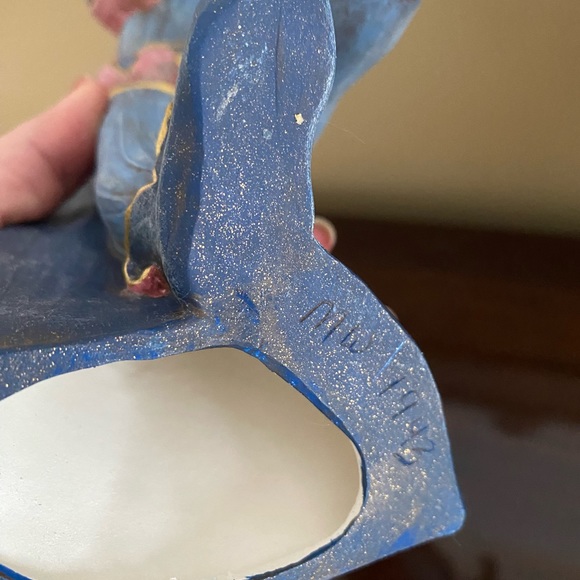 Handmade ceramic vintage figurine, court jester - Picture 9 of 13